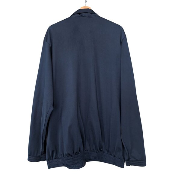 Adidas 3 Stripes Essentials Tricot Navy Blue White Track Jacket Mens Size XXL - Picture 2 of 7